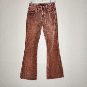 Dear John Corduroy Bootcut Flare Pants Womens 27 Spice Cotton Stretch Pockets